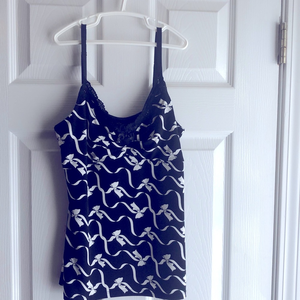 Black and White Dressy Camisole